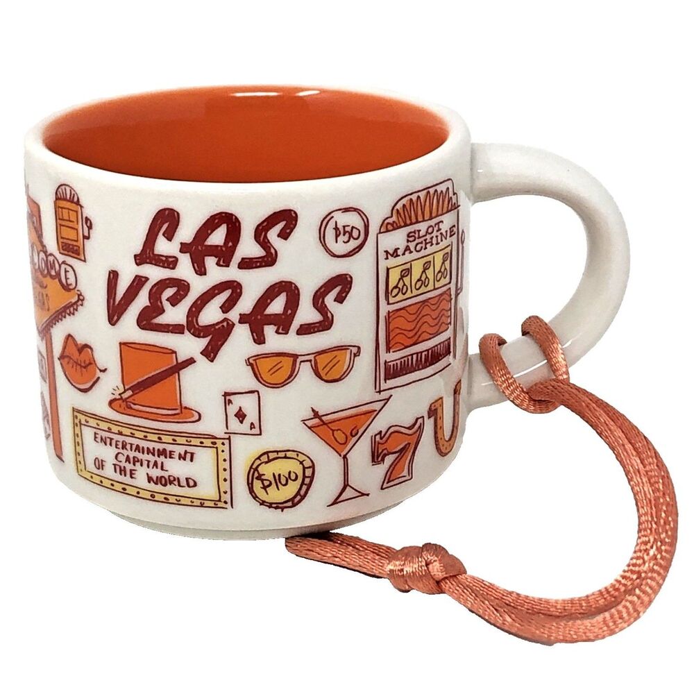 Starbucks Las Vegas Been There Series Mini Mug Ornament 2022 2 Fl Oz Collectible